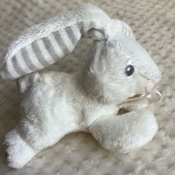 RaZbaby Plush Bunny Rabbit Pacifier Soother Holder Stuffed Animal Toy 2018 - Picture 1 of 11